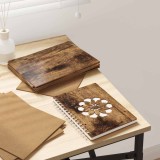 vidaXL Panouri de decor 12 pcs Stejar afumat 21 x 30 x 0.3 cm