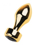 Dildo metalic Rosy Large Black Diamond