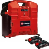 Einhell TE-AC 36/8 Li OF Set PXC + Twinpack CB - Compresor aer 8 bar + Set 2 acumulatori Li-Ion 18 V 2.5 Ah