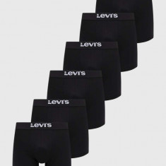 Levi's boxeri 6-pack barbati, culoarea negru