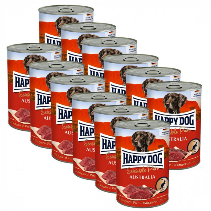 Happy Dog Sensible Pure Australia 12 x 400 g / cangur