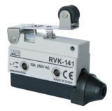 Limitator de cursa cu buton de limita 1NO+1NC comutator de pozitie cu lamela cu rola IP40, Omu System