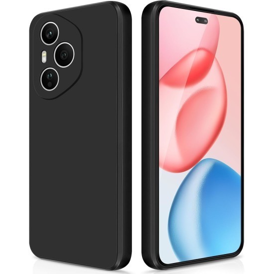 Husa Soft Touch, slim, ALC Mobile, anti soc, compatibila cu Honor 400 PRO, Negru Tpu