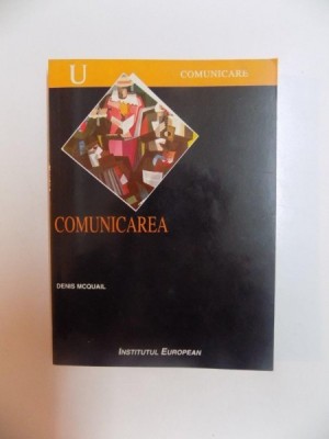 COMUNICAREA de DENIS MCQUAIL , 1999 foto