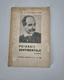 Carte veche 1935 Al T Stamatiad Peisagii sentimentale Poeme