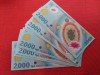 11 bancnote noi de 2.000 lei cu eclipsa