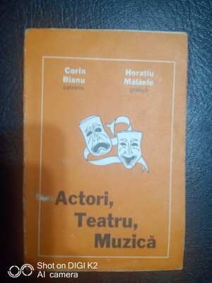 Actori,teatru,muzica-Corin Bianu (catrene),Horatiu Malaele (grafica) foto