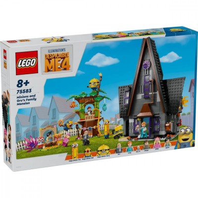 Lego Despicable Me4 Resedinta De Familie A Lui Gru Si A Minionilor 75583 foto