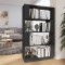 vidaXL Bibliotecă/Separator cameră, gri, 80x25x132 cm, lemn masiv pin 814061