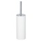 Perie WC cu suport WENKO Ida, 9 x 37.5 x 9 cm, Alb - RESIGILAT