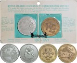 1971, set serie &ldquo;British Columbia Centennial&rdquo; - Canada