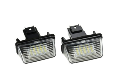 Set 2 buc lampa numar CITROEN BERLINGO (7_), 02.2008-2018; C3, 2002-2016; C5 (DC/DE), 03.2001-2008; SAXO (S0/S1), 1999-2004; XSARA (N0/N1/N2), 07.199 foto