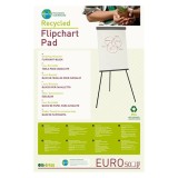 Hartie flipchart reciclata 100x65 70 g/mp 50 coli/top Bi-Silque Hartie flipchart 100 x 70 cm velina reciclata 70 g/mp 50 coli/set