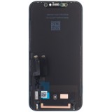 Display SmartGSM compatibil Apple iPhone 11 cu Touchscreen si Rama, Negru, Calitate Premium