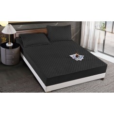 Husa de pat cu elastic matlasate 3 piese Pluto HM019