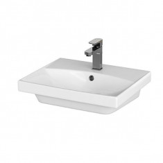 Lavoar pentru mobilier Cersanit, City, 50 cm, alb