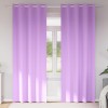 Perdele cu perdele 2 pcs Violet Poliester