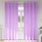 Perdele cu perdele 2 pcs Violet Poliester