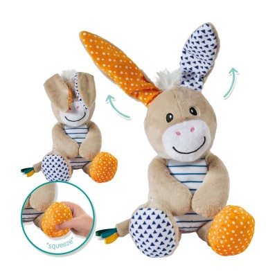 Jucarie de plus pentru copii - Magarusul Peek-a-boo foto