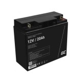 Cumpara ieftin Acumulator Plumb Acid GreenCell 12V 20AH AGM, Terminal F3 (M5), 181x77x167mm, VRLA, Negru, AGM10