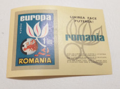 ROMANIA EXIL 1965 - COLITA - EUROPA - NEDANTELATA foto