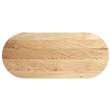 Cumpara ieftin Blat de masa 140x60x2 cm lemn masiv de stejar oval