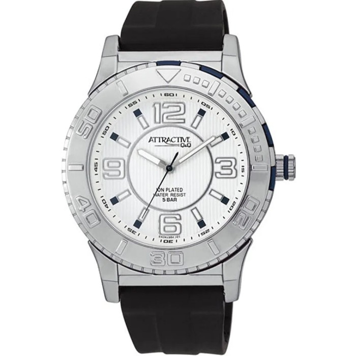 Ceas Barbati, Q&amp;Q by Citizen, Attractive DA34J304Y - Marime universala