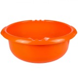 Lighean Plastic, Model Clasic, Culoare Portocaliu, Capacitate 10L