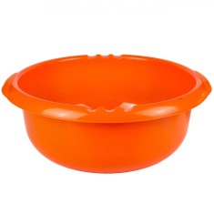 Lighean Plastic, Model Clasic, Culoare Portocaliu, Capacitate 10L