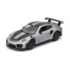 MAISTO MASINUTA METALICA SPEED ICONS PORSCHE 911 GT2 RS SILVER BLACK SCARA 1 LA 64