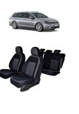 Cumpara ieftin Set huse scaune dedicate VOLKSWAGEN GOLF 7 COMFORT LINE 2013-2018 Premium (Bancheta fractionata si husa cotiera), Umbrella