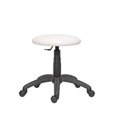 SCAUN PROFESIONAL TABURET LABOR - Plastic cu rotile - Fara inaltator - Standard