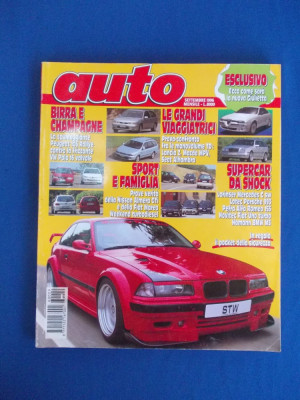 REVISTA AUTO ( IN ITALIANA ) , NR. 9 ( SEPTEMBRIE ) / 1996 foto