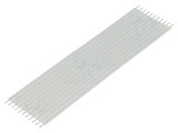 Conector cablu jumper flexibil TE Connectivity Flexstrip 11 pini 2,54mm drepte 101,6mm