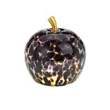 Mar decorativ negru cu 30 LED 22x24 cm, Jad