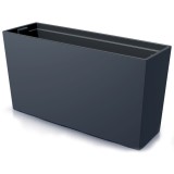 Jardiniera Antracit Prosperplast Urbi Case M, 77x23.5x40.6 cm, 27L, Ghiveci Exterior/Interior, Plastic, Gradina &amp; Balcon