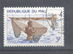 Mali 1966 Fishing, used AE.242 foto