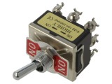 Comutator basculant 3PDT ON-ON 15A/250VAC pentru panou - HIGHLY ELECTRIC