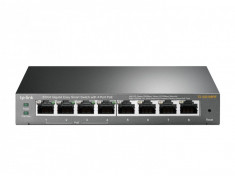 Tp-link 8-port gigabit easy smart switch with 4-port poe tl-sg108pe foto