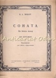 Sonata Bemol Major Mozart, Pianoforte, Moscova 1950, 16 Pagini, Rusa