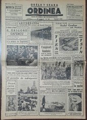 Ziarul Ordinea nr.2159/1939 foto