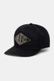 HUGO șapcă de baseball din bumbac culoarea negru, cu imprimeu, 50539552