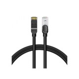 PATCH CORD UTP Baseus Cat6, fire din cupru, round, viteza maxima 1 Gbps, PVC, 5m, negru &quot;PCWL-AI01&quot; (timbru verde 0.18 lei) - 6953156233188