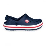 Saboti Crocs Crocband Kids Bleumarin - Navy/Red, 19, 20, 22 - 24, 29, 30, 32 - 34, Albastru