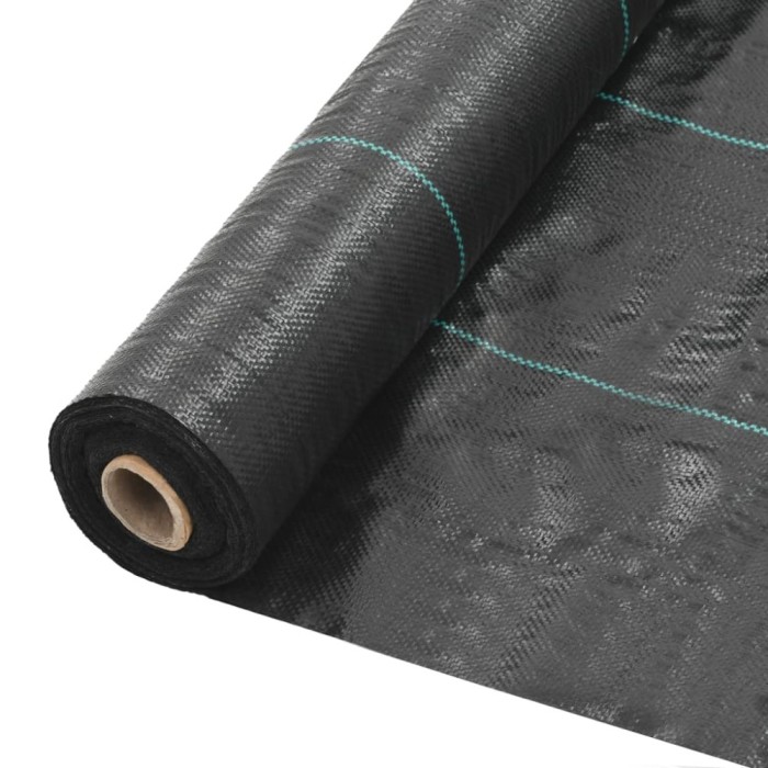 Membrană antiburuieni &amp; antirădăcini, negru, 1x200 m, PP