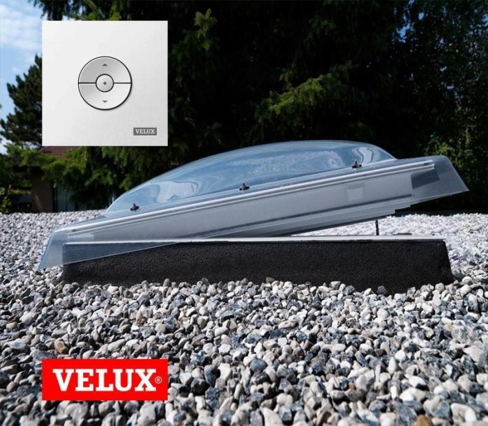 Fereastră electrică pentru acoperiș terasă Velux CVP 0573