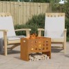 vidaXL Cuptor Foc Maro 50x30x40cm Otel Rezistent Intemperii, Focar Exterior Portabil, Semineu Terasa/Gradina