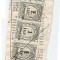 Romania, Lot 311 cu fragment de aviz cu 8 timbre fiscale