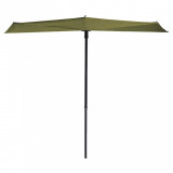 Madison Umbrelă de soare balcon Sun Wave, verde salvie, 270 x 150 cm