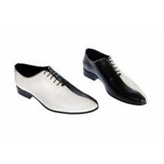 Pantofi barbati de ceremonie din piele naturala doua culori MOD1AN
